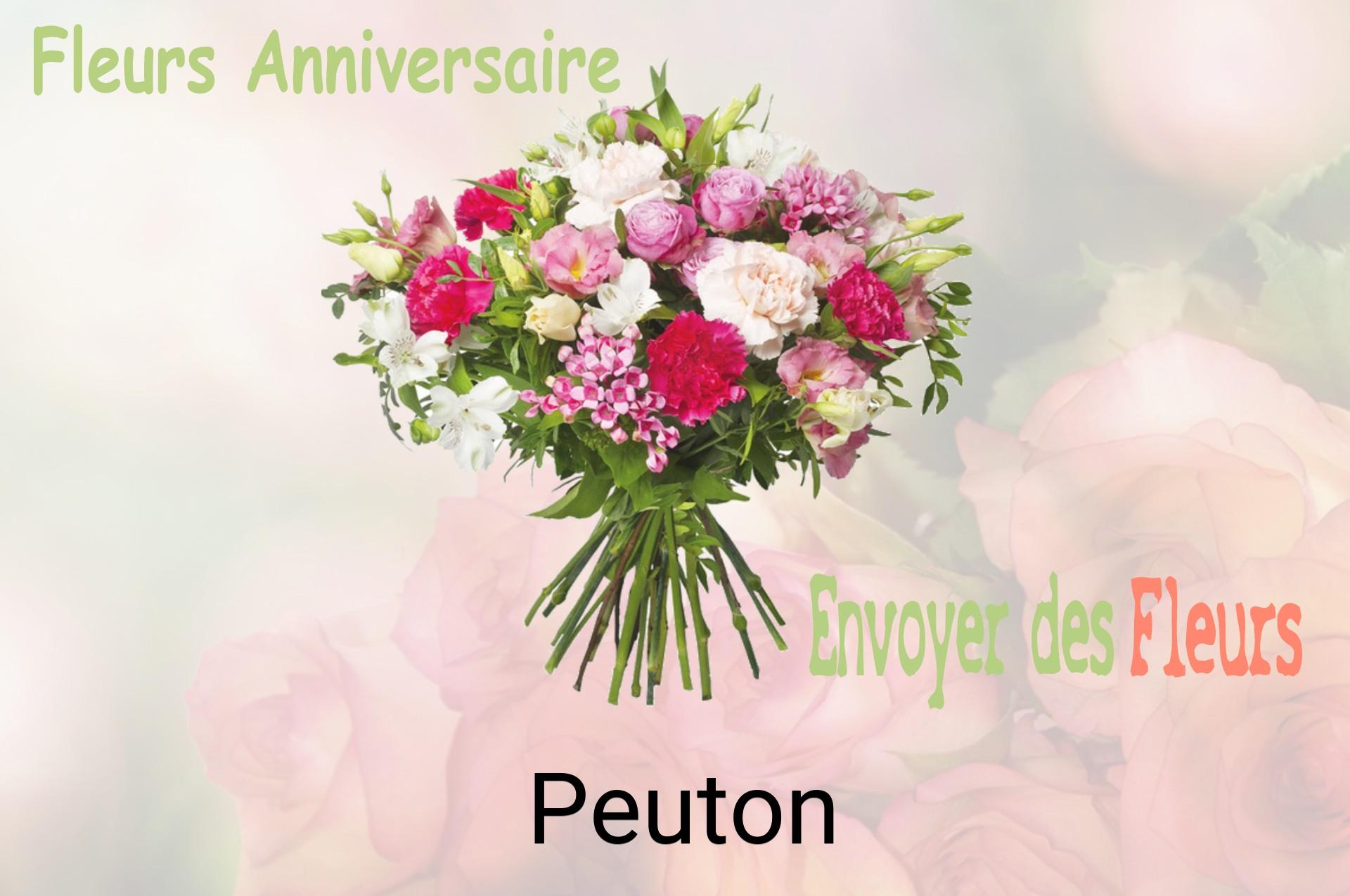 Bouquet de fleurs d’anniversaire livré à Peuton