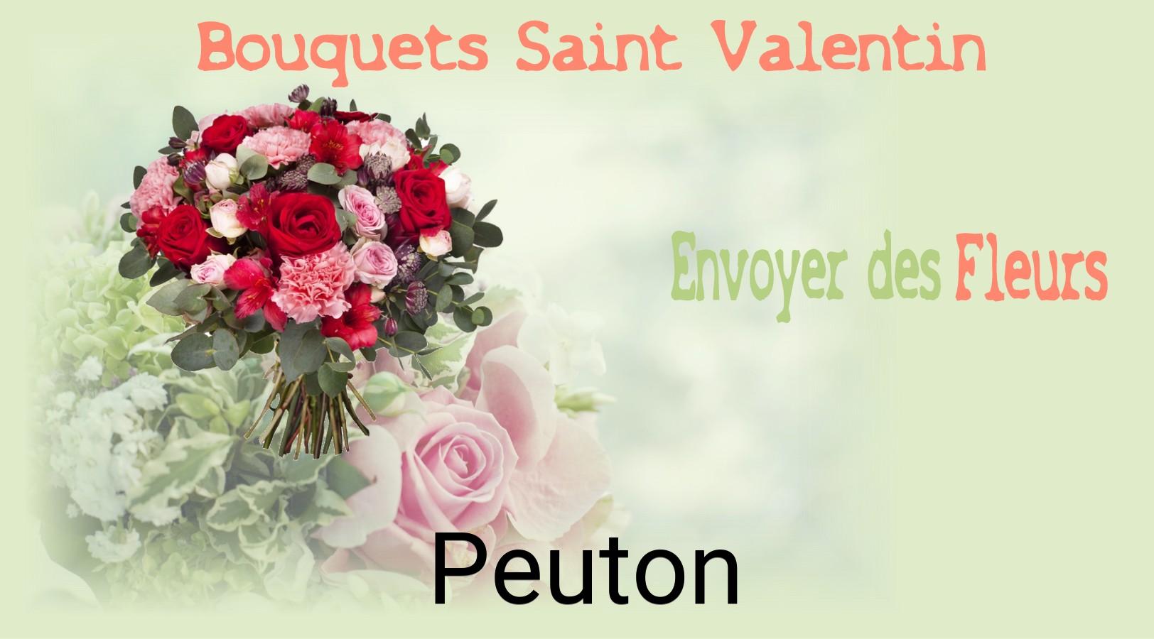 Roses de Saint-Valentin livrées à Peuton